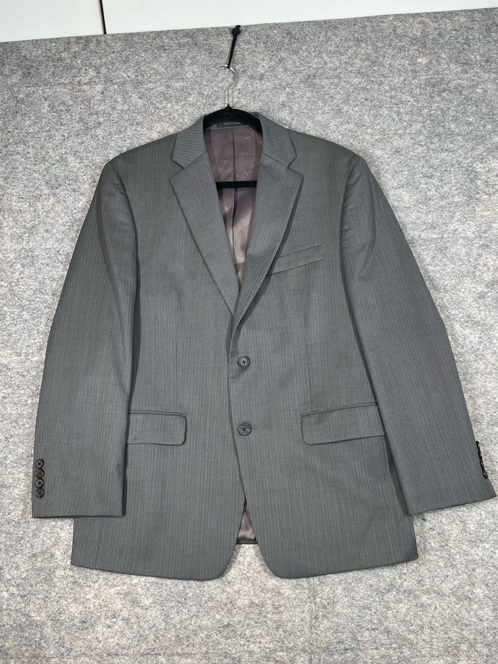 Lauren Ralph Lauren Gray Wool Blazer 40S Tailored Career Office Suit Jacket
